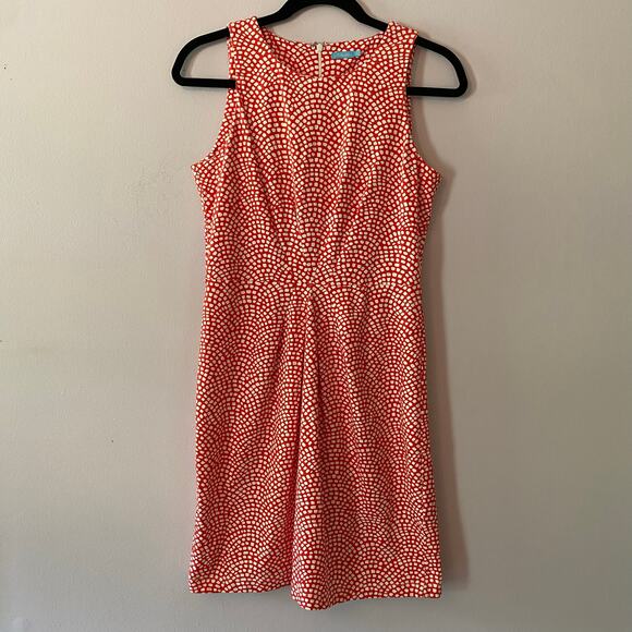 J.McLaughlin Women's size Small Red White Sleeveless Catalina Cloth Dress - Picture 1 of 10